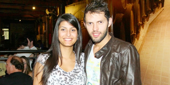 Carolina Ferreira e Rafael Venâncio noite dessas no Picanha na Tábua
